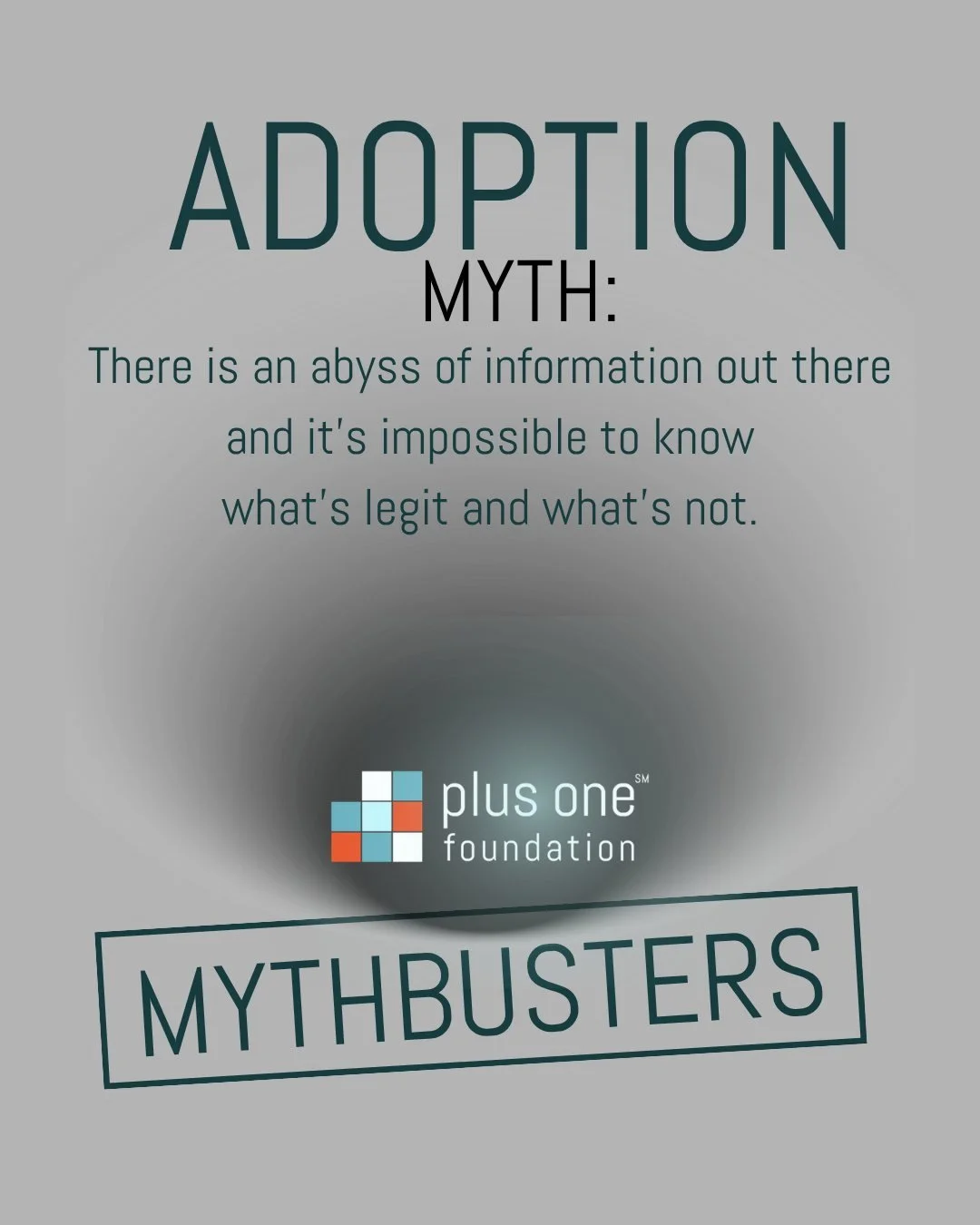 🚫 BUSTED: The Plus One Adoption Foundation offers credible vetted resources.

Avoid the endless searches and question marks. Contact Plus One today and we can help connect you with trusted resources in the adoption space. 🤝

From agencies and consu