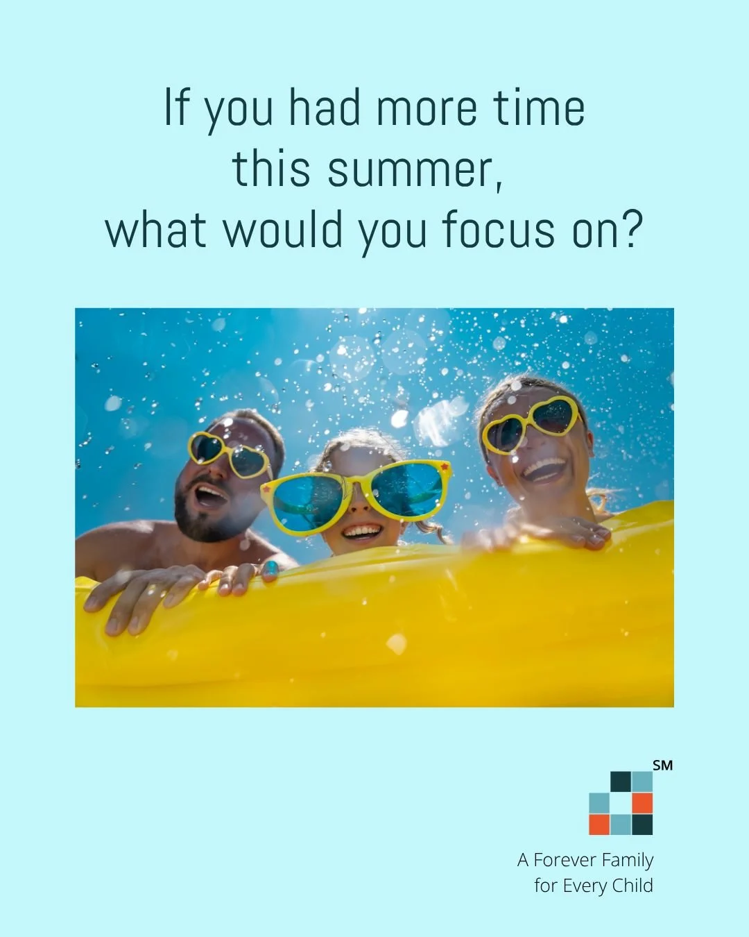 If you had more time this summer, what would you focus on? ☀️

For some, it&rsquo;s family.

For others, it&rsquo;s finally taking that first step they&rsquo;ve been putting off.

If adoption has been on your mind, this might be your moment. 💛

#Plu