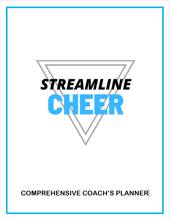 Comprehensive Coach�s Planner — Streamline Cheer