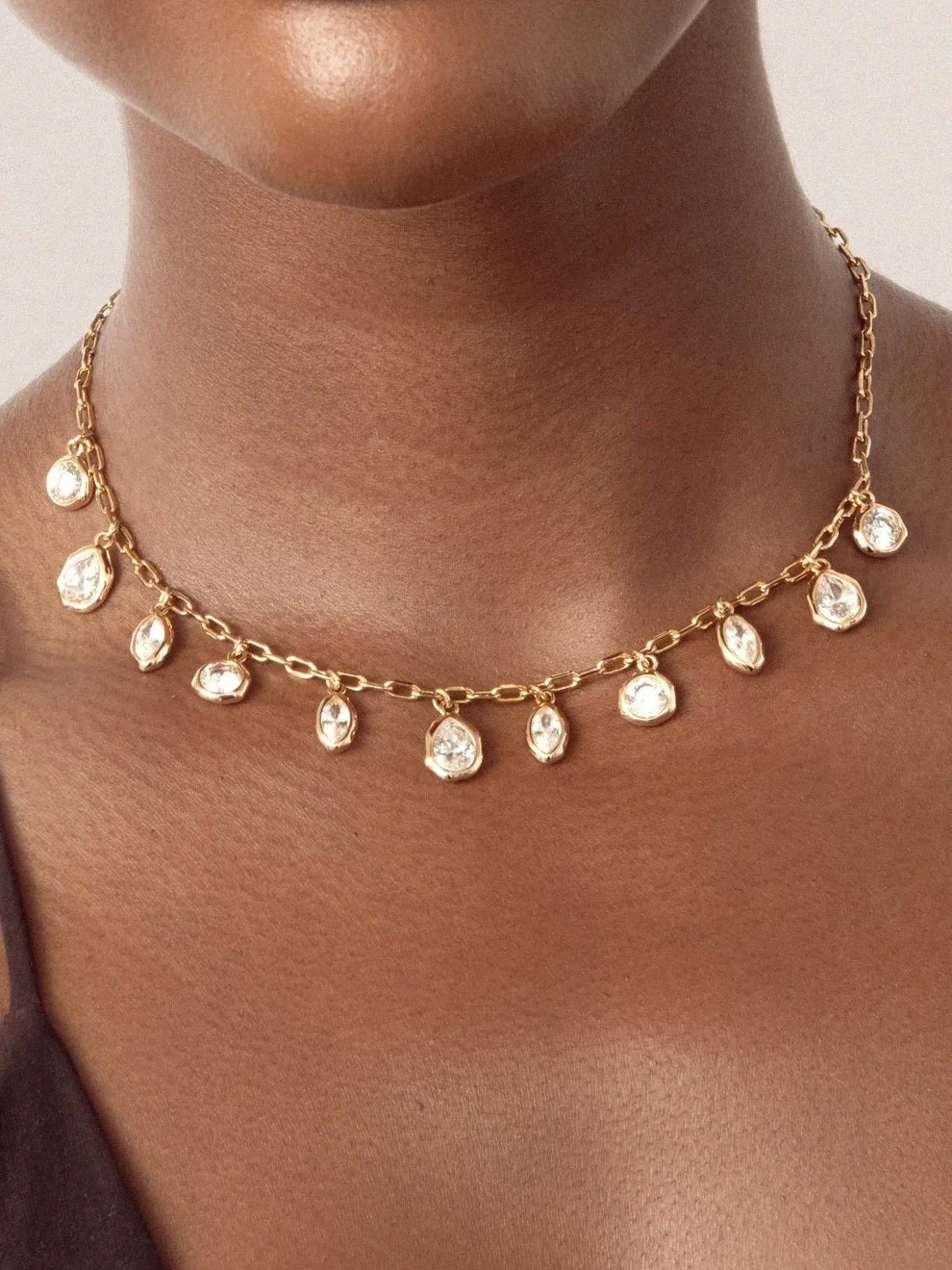 Liquid Crystal Charm Necklace