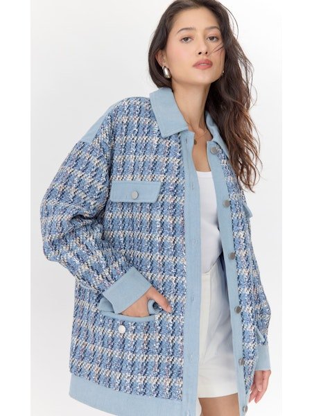 G251J1804 Bailey Tweed Denim Jacket 2.jpg