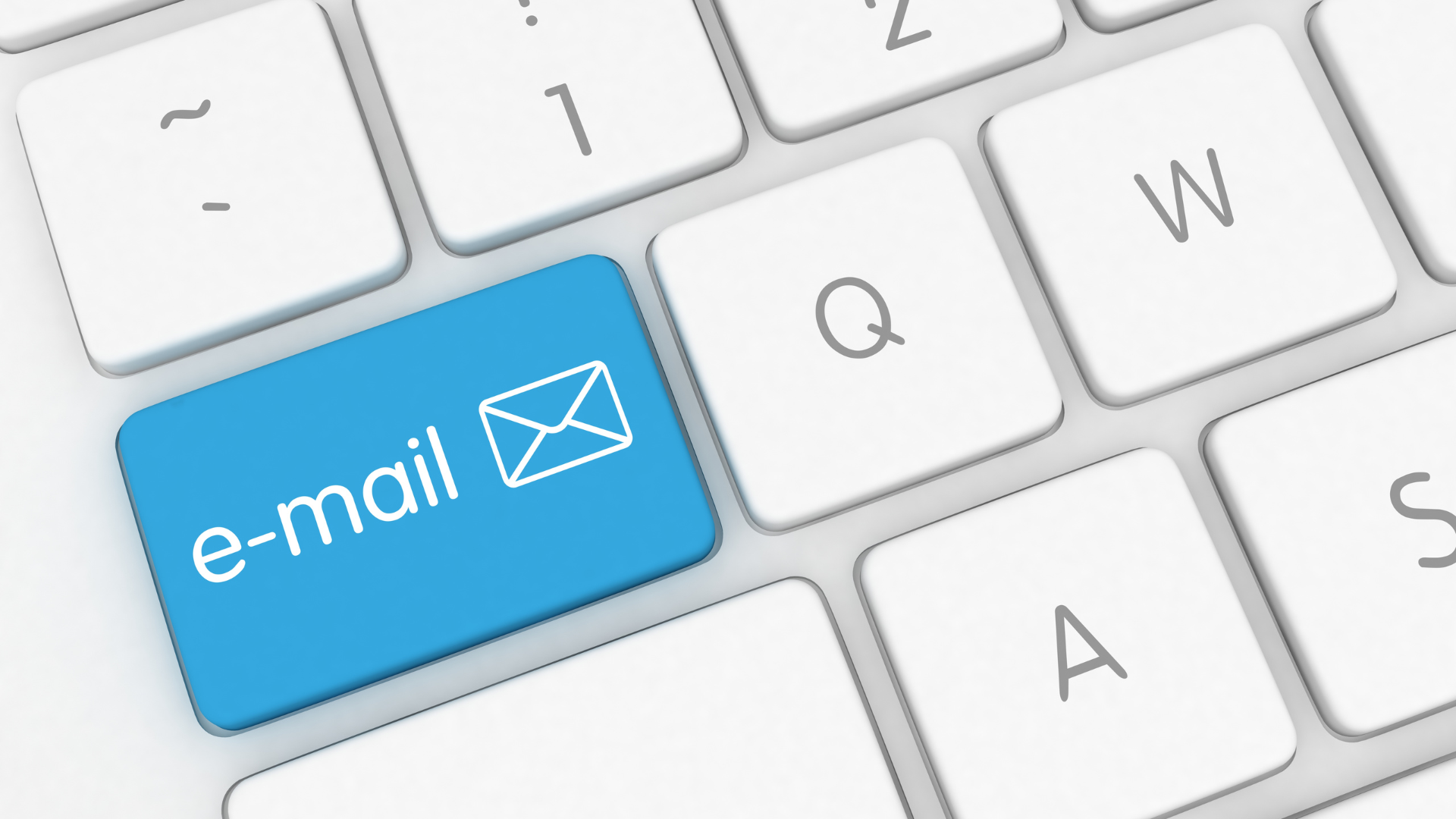 Computer keyboard with email button