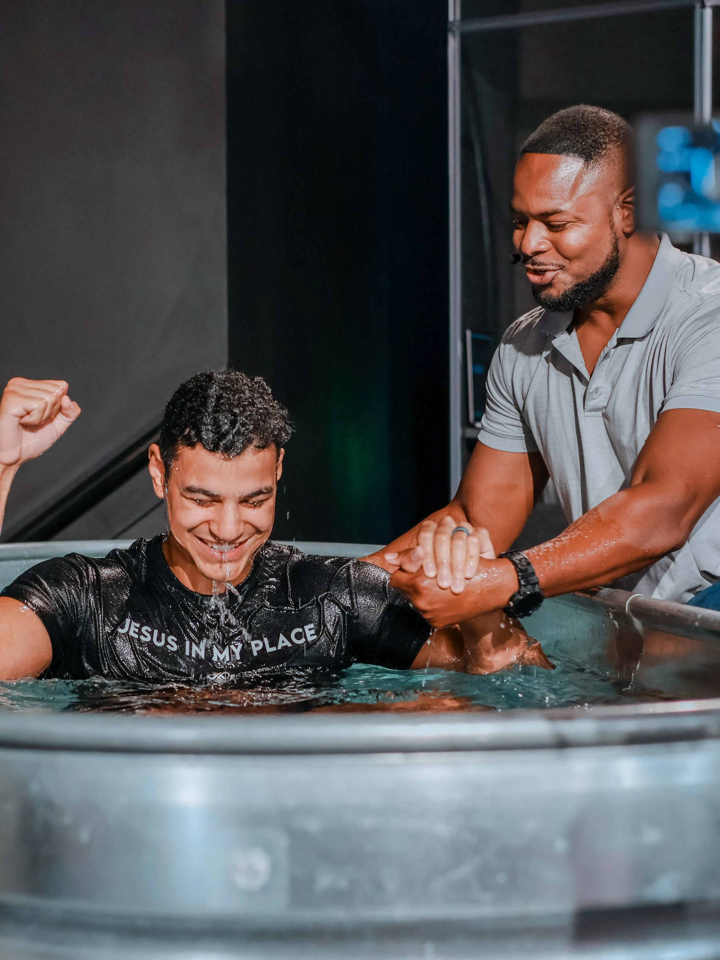Baptism Sunday takes singing out Son of Suffering to the next level! Grateful for new life in Christ and for another Sunday with you. See you next week!