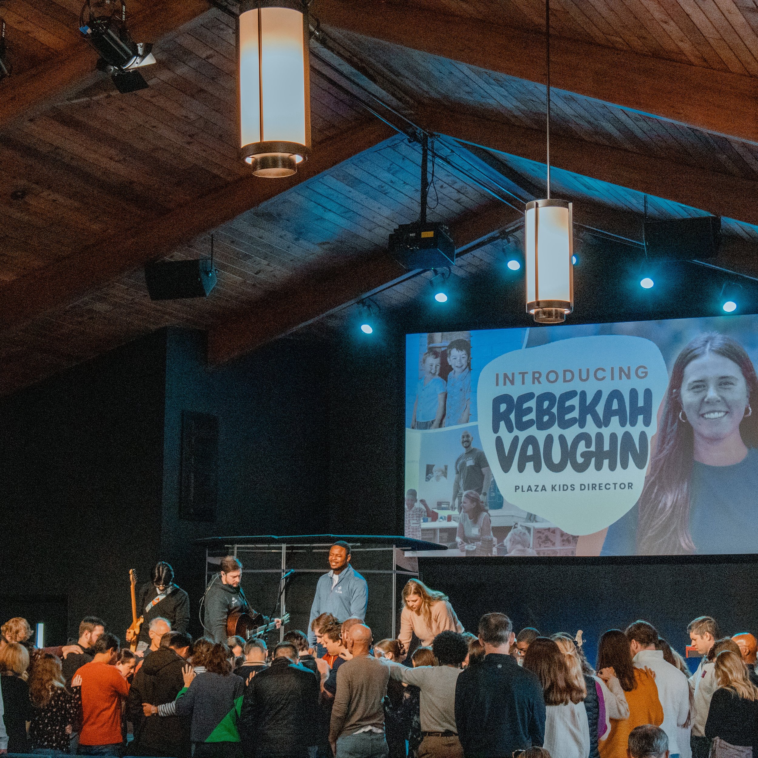 It's time to party! A Plaza Kids Director is on her way! 

We are thrilled to announce that Rebekah Vaughn is joining our staff as our new Plaza Kids Director! We cannot wait for her to welcome your kids as we seek to help them Meet Jesus and Make Fr