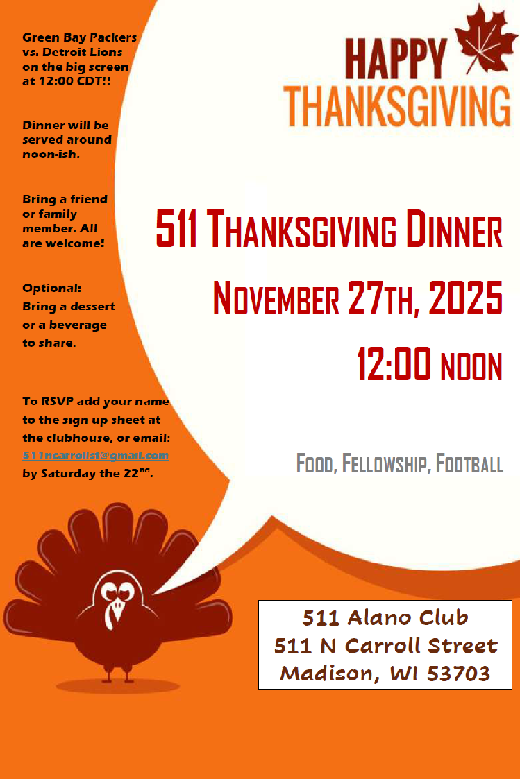 511 Thanksgiving Dinner