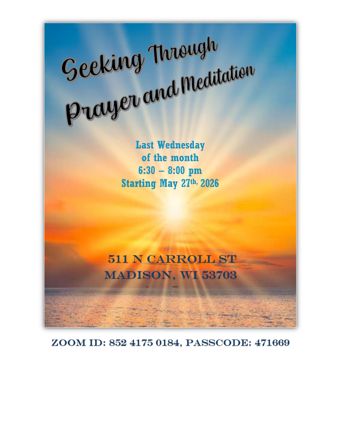 Seeking Through Prayer and Meditation