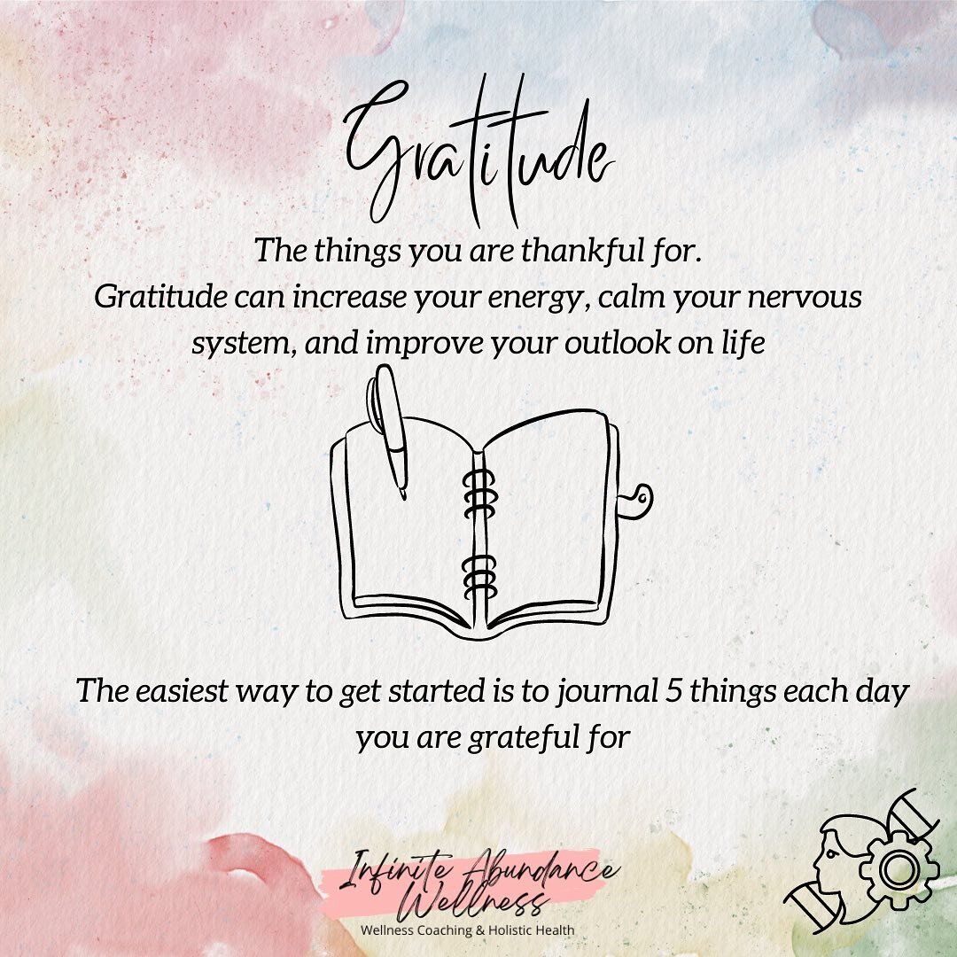 ✨Gratitude. The things you are thankful for and no, it&rsquo;s not Thanksgiving yet.

✨Gratitude is gaining more traction because it really works.

✨Gratitude can increase your energy, calm your nervous system, and improve your outlook on life.

✨The