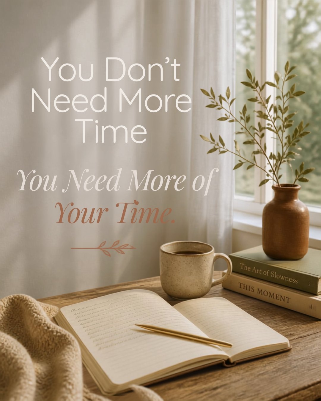 You Don't Need More Time, You Need More of Your Time