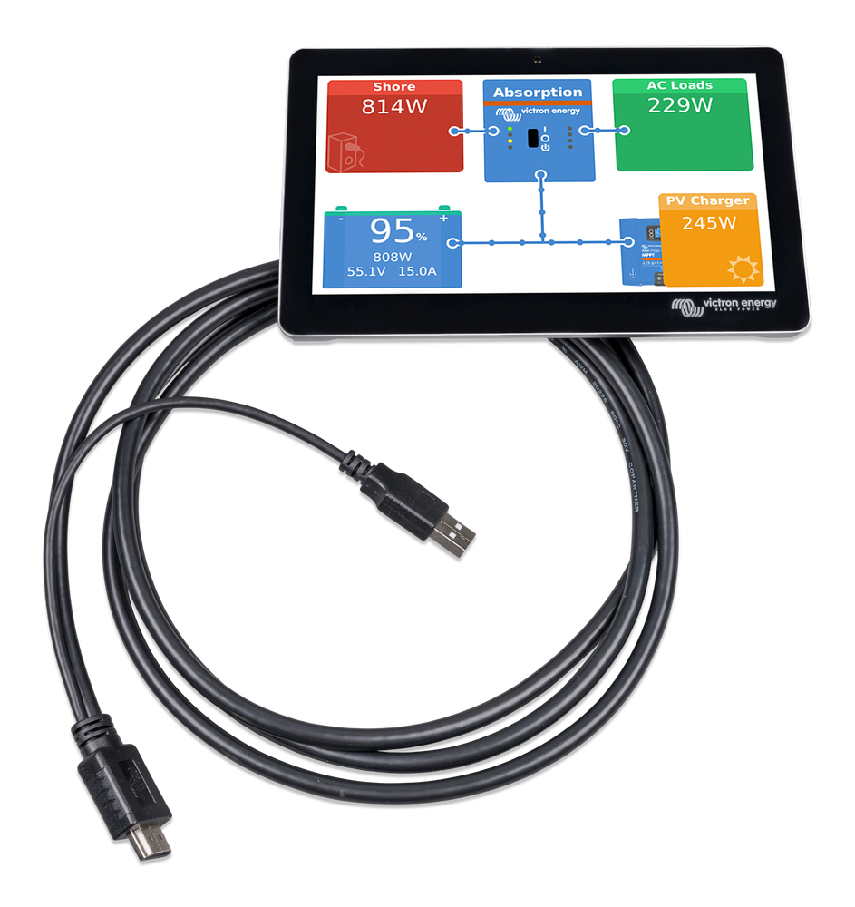 Écran Tactile Victron Energy GX Touch 50 - Pour Système Cerbo GX - Étanche Et Ultra-Fin
