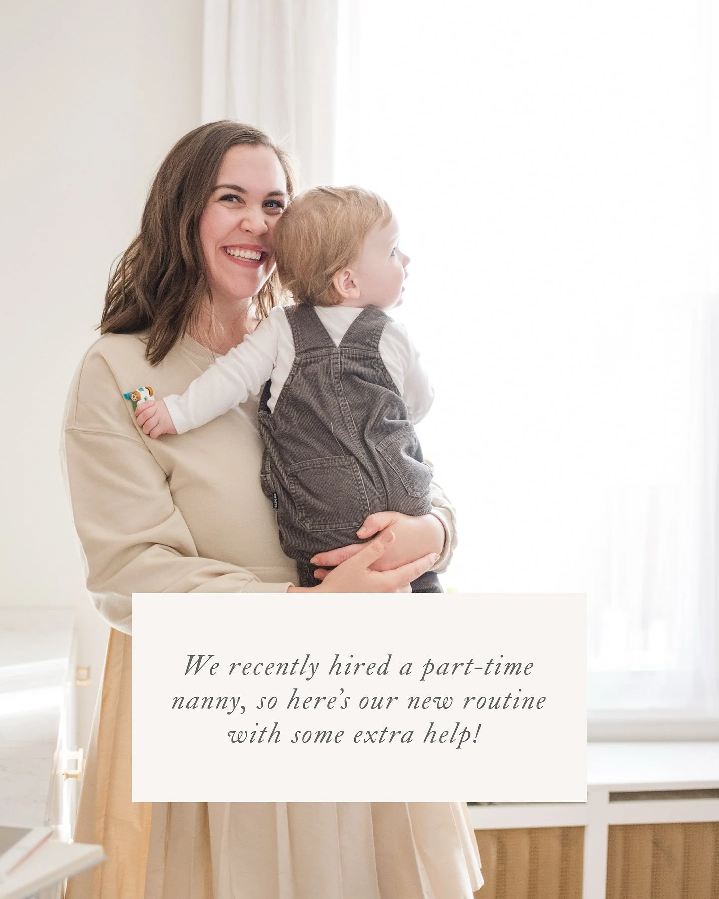 We recently hired a part-time nanny so I could get a little extra help ✨ thankfully, I&rsquo;m still at home with Abel the majority of the time and I wouldn&rsquo;t have it any other way! It&rsquo;s been such a gift to have some deep focus time durin