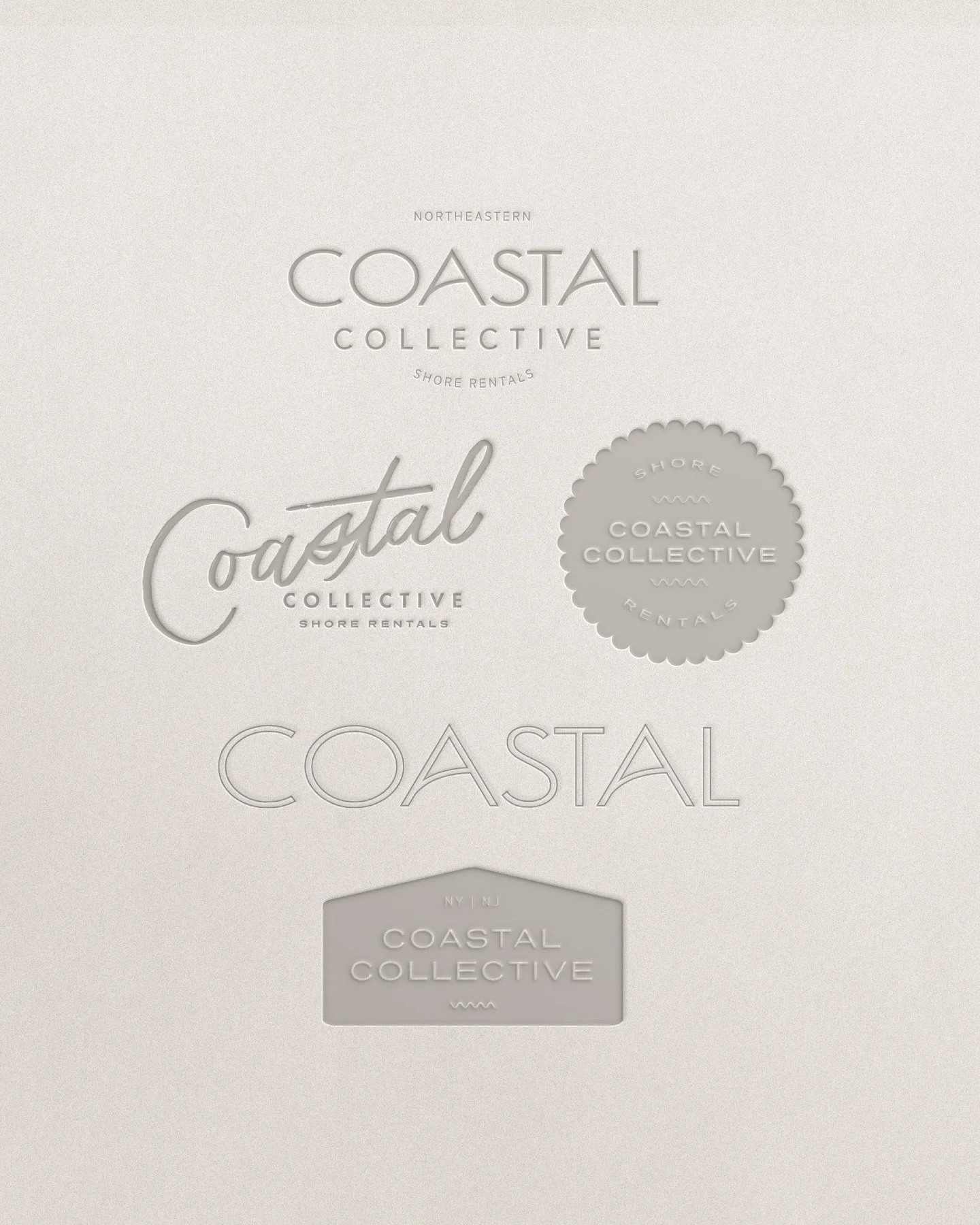 Y&rsquo;all seemed to like the unused concepts I shared in June, so here&rsquo;s another round! Some fun ideas for Coastal Collective 🌊

This project started with sketches then I did a lot of type manipulation until we came to the right solution. I 