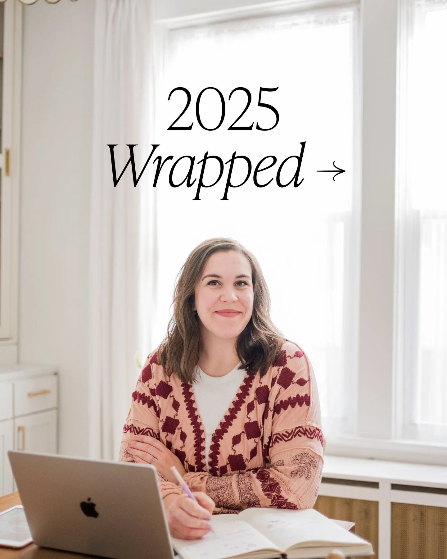 You&rsquo;ve heard of Spotify Wrapped, so I thought it&rsquo;d be fun to share my 2025 studio wrapped ✨ It&rsquo;s been a beautiful, packed year with so many amazing clients. I&rsquo;ve got some goals for 2026, but for now, I&rsquo;ll enjoy some soft