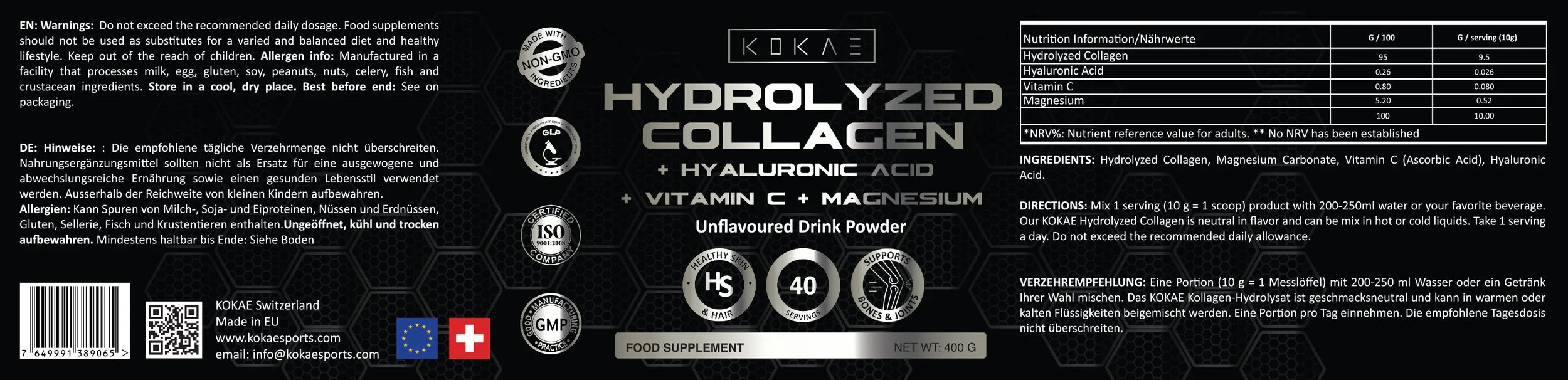 06_Kokae_COLLAGEN_PEPTIDES_Label_Design_26x6.3__OUTLINED.jpg