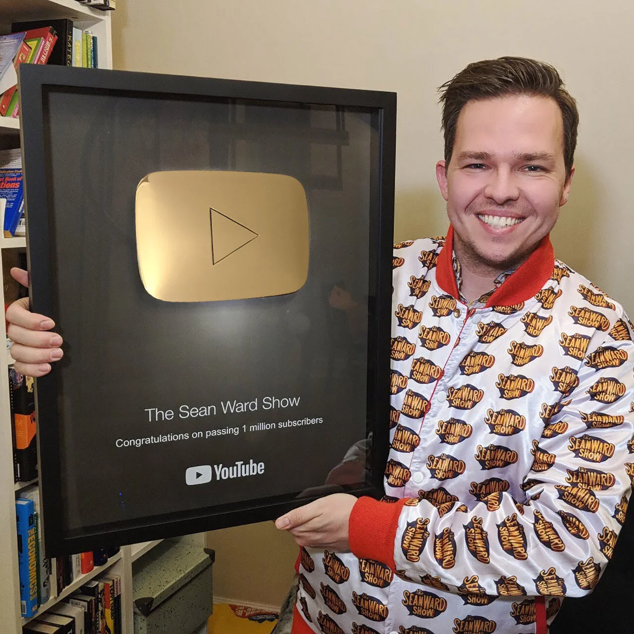 Sean Ward YouTube Gold Play Button