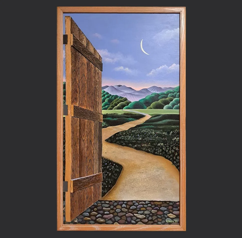 "Downers Groove", 2009, Acrylic on canvas, 5 x 7 in.