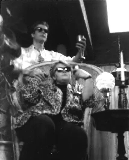 Fred and Stacy (at the Simpson home), 1985, photograph