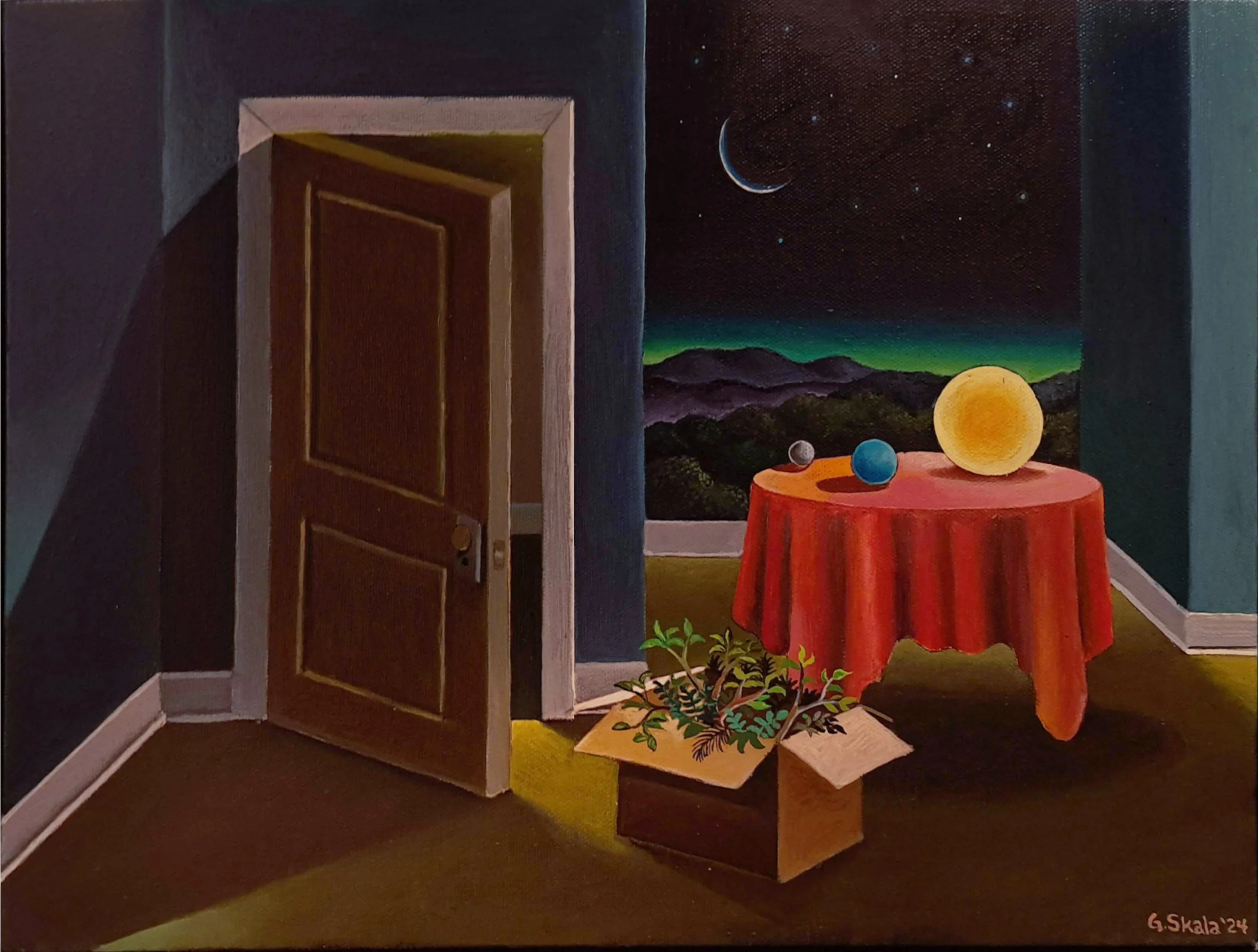 "Magic", 2024, oil on canvas, 12 x 16 in.