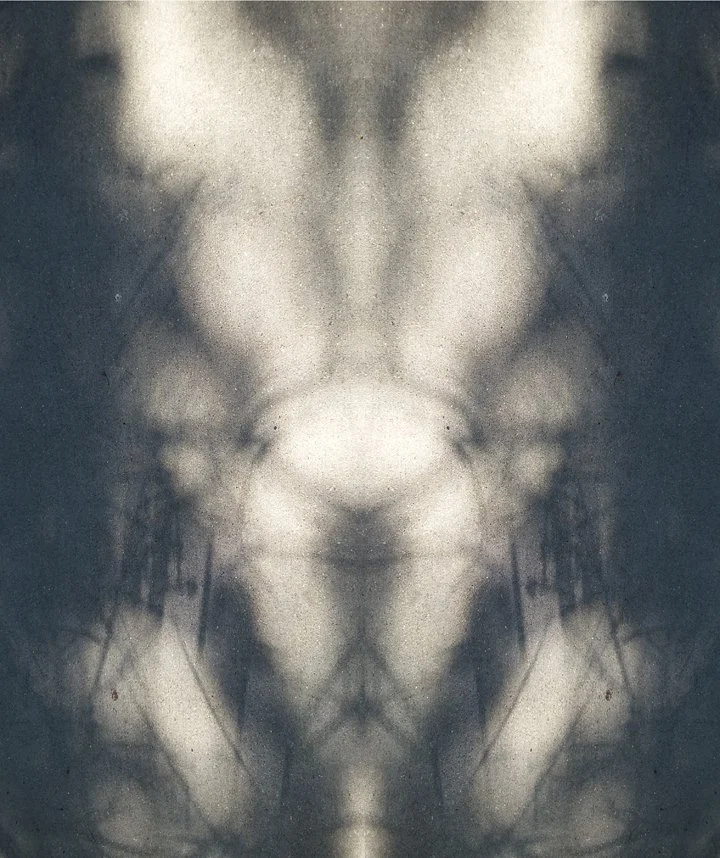 Inkblot (Sidewalk Shadows), 2019, digital photograph