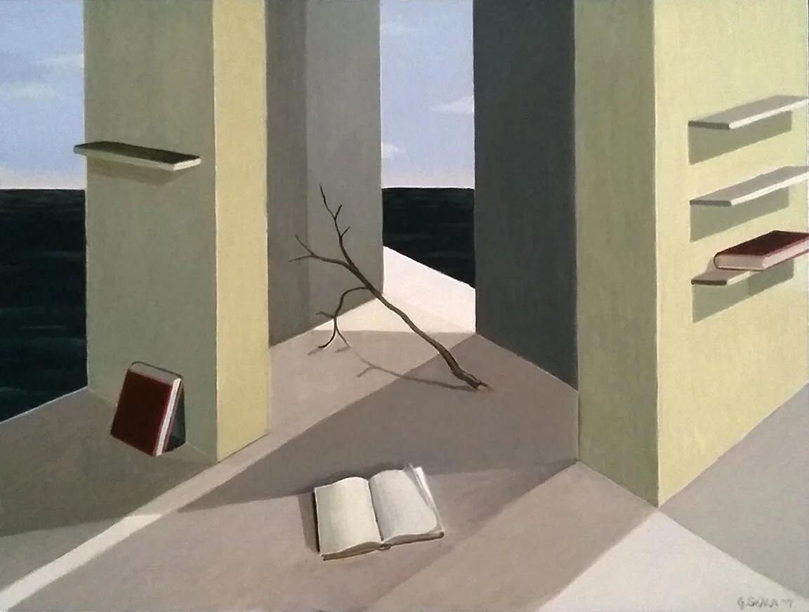     Judith's Trilogy  , 2009  Oil on panel, 12 x 16 in., Private collection  