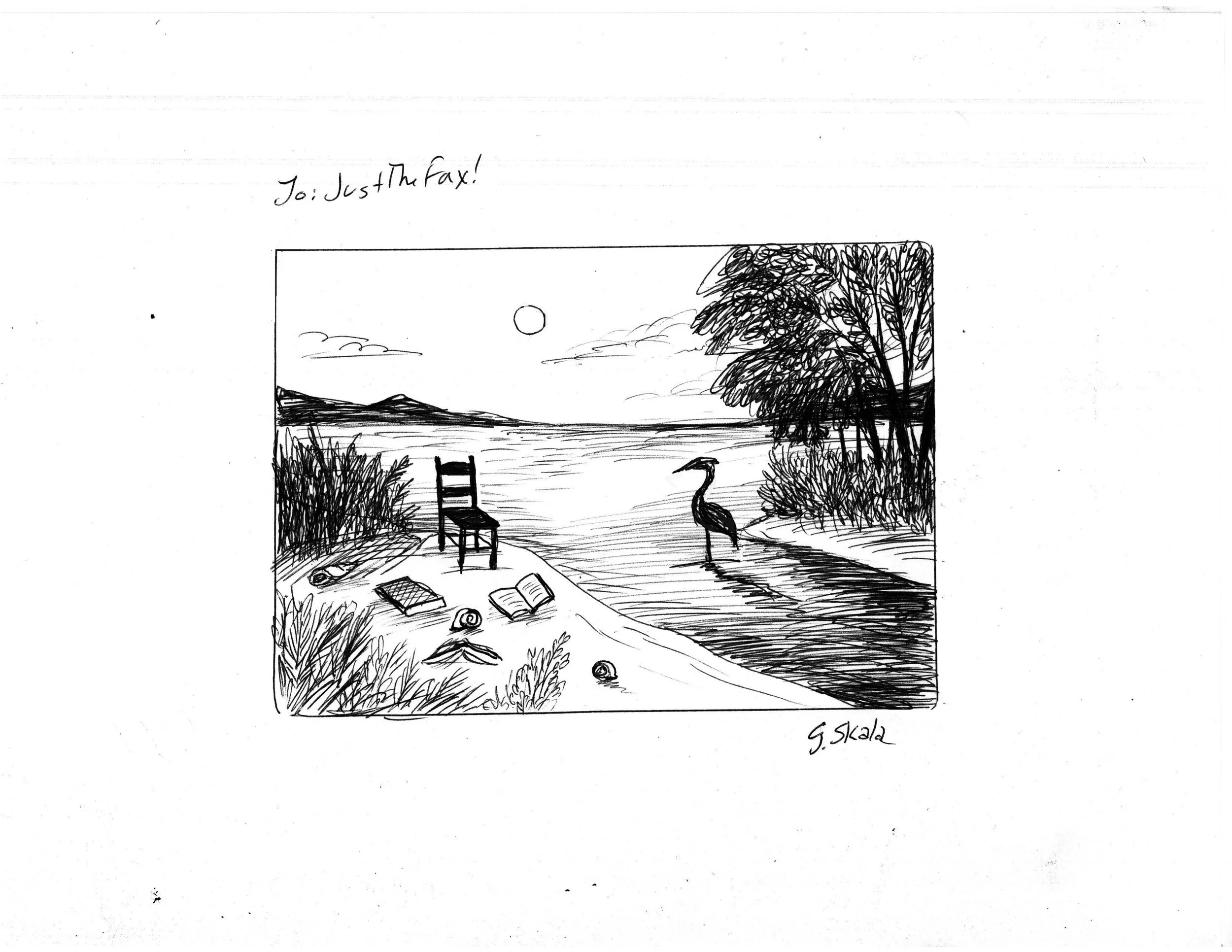     Untitled ("Just the Fax")  , 2018  Facsimile, 8.5 x 11 in., Collection of the Illinois State Museum Lockport Gallery  