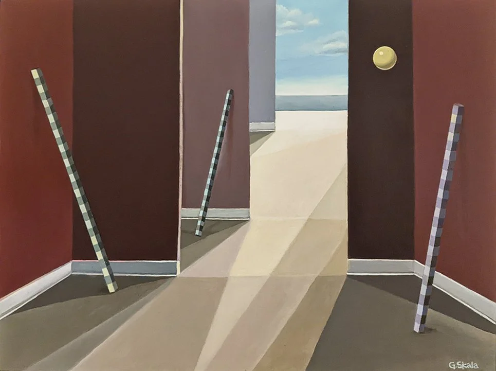     Simple Structure: Bastion  , 2019  Oil on panel, 12 x 16 in., Private collection  