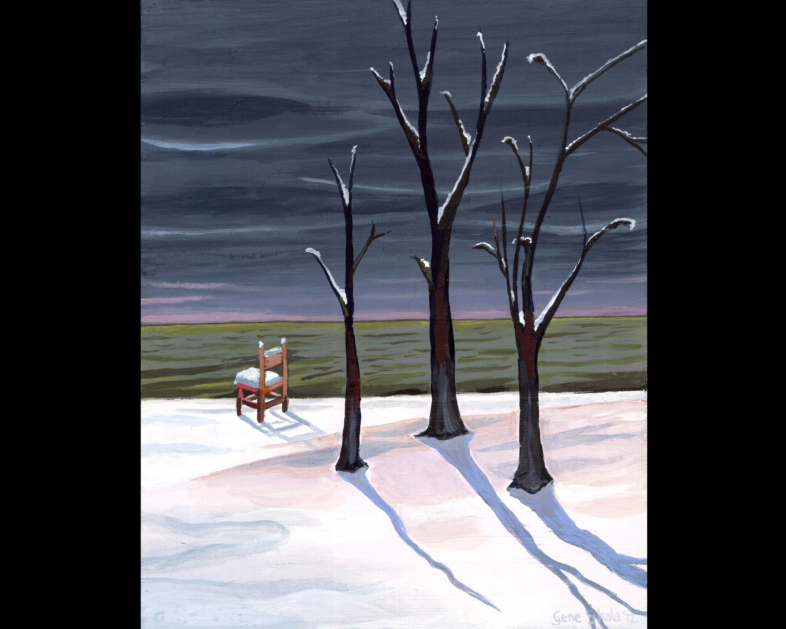     It'll End in Tears
  , 2012  Oil on masonite, 8 x 10 in., Private collection  