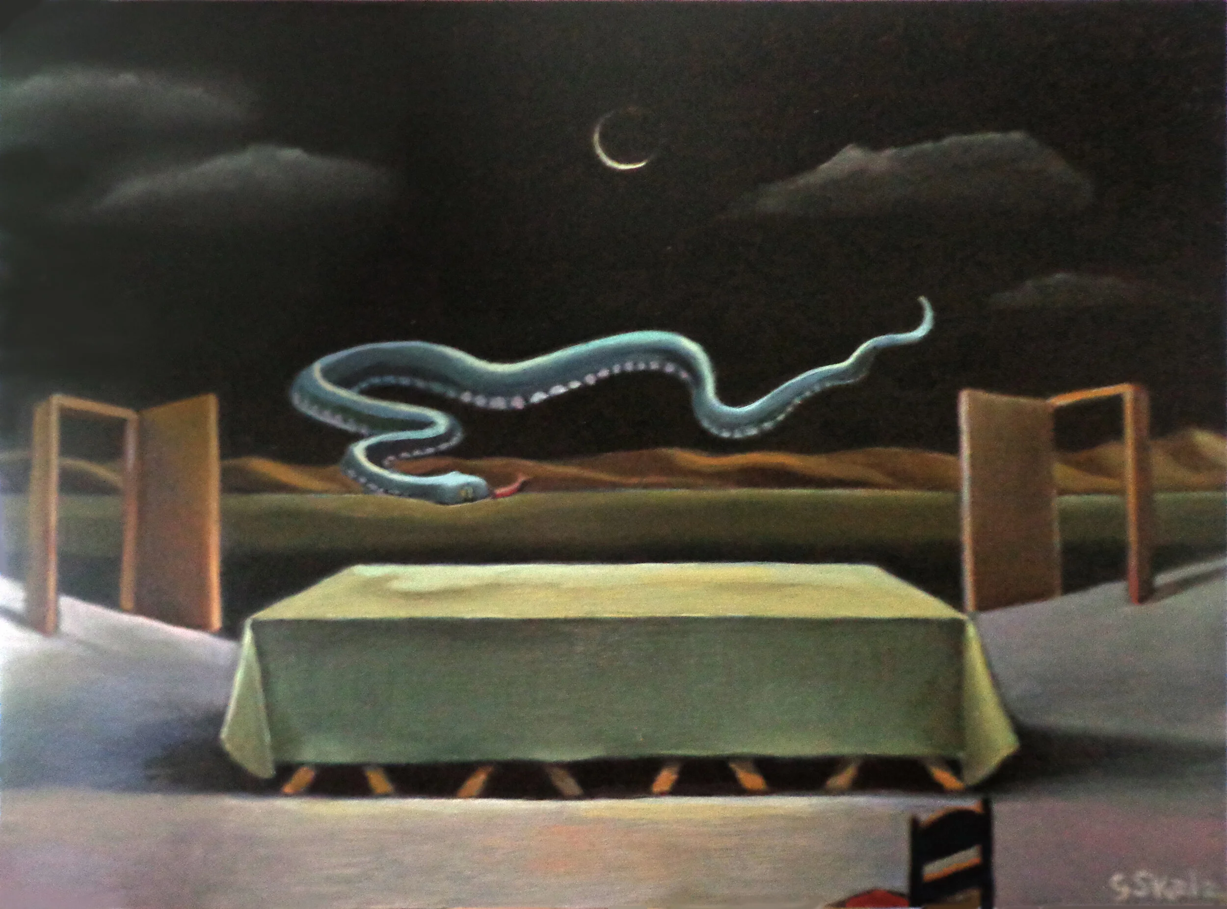     The Four Brothers  , 2013  Oil on panel, 12 x 16 in., Available for purchase  