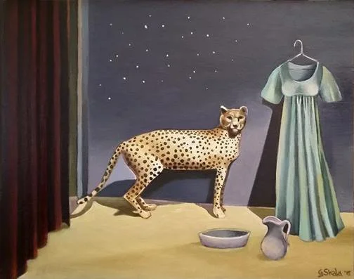     Second Debut  , 2015  Oil on cradled panel, 12 x 16 in.,  Available for purchase   