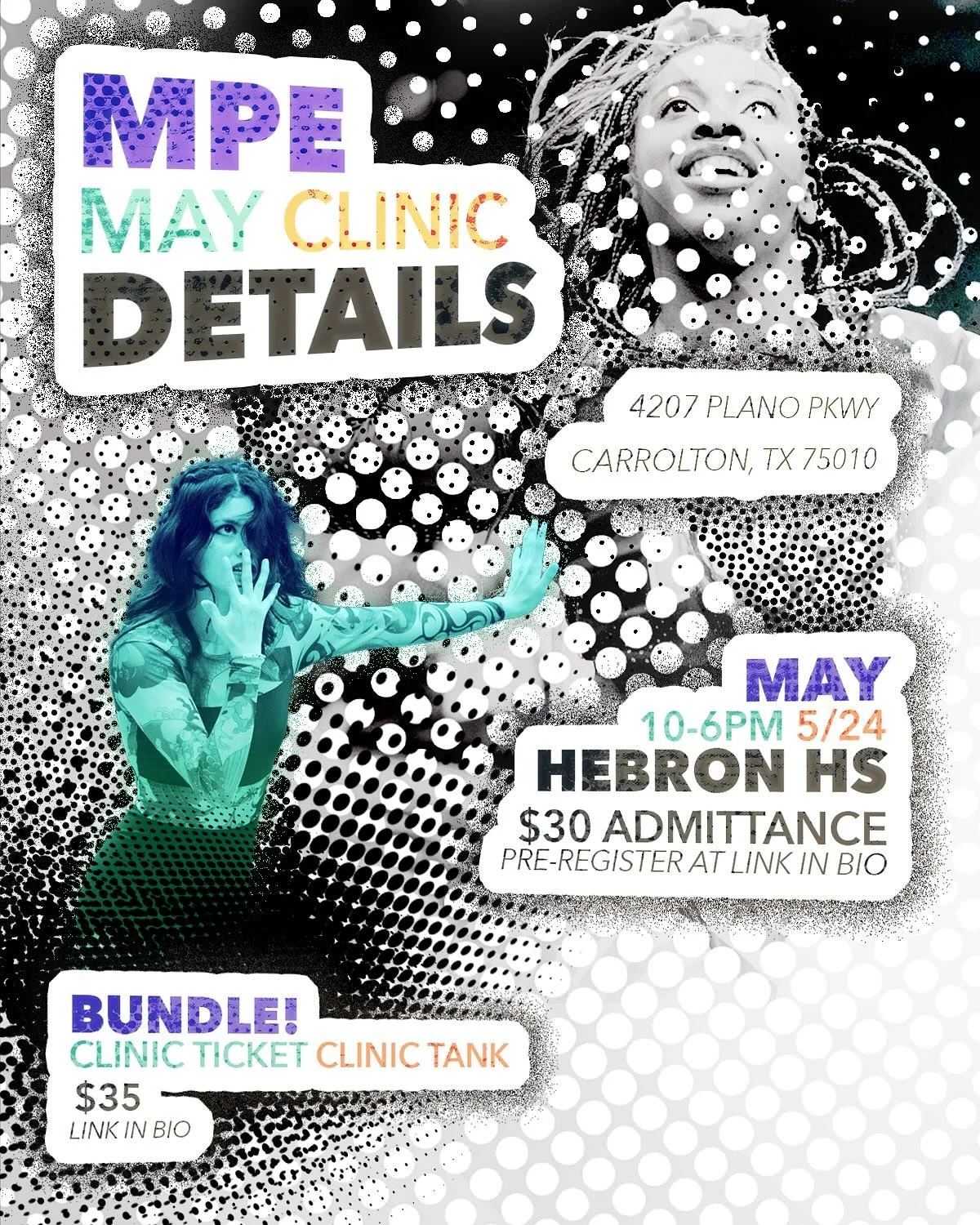We&rsquo;re excited to see you this Saturday at Hebron HS for our May Clinic!

Pre-Register or buy our Clinic and Tank Bundle until Friday at 2PM || MPE2025.square.site