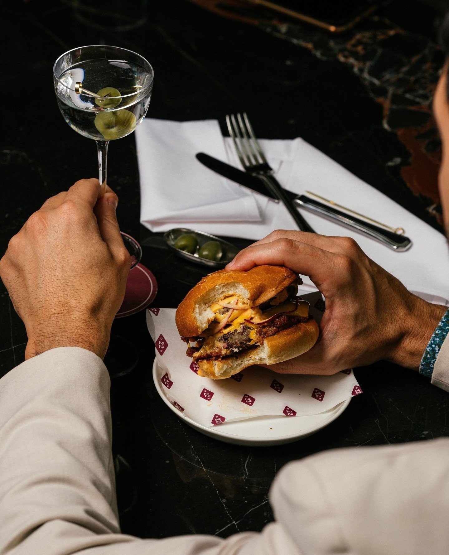 Tomorrow night, join us on Level 22 for &lsquo;Burger-Tini&rsquo; Wednesdays &ndash; a night of $20 wagyu brisket burgers and $15 expertly crafted martinis. A new way to elevate your midweek, every Wednesday from 5pm.