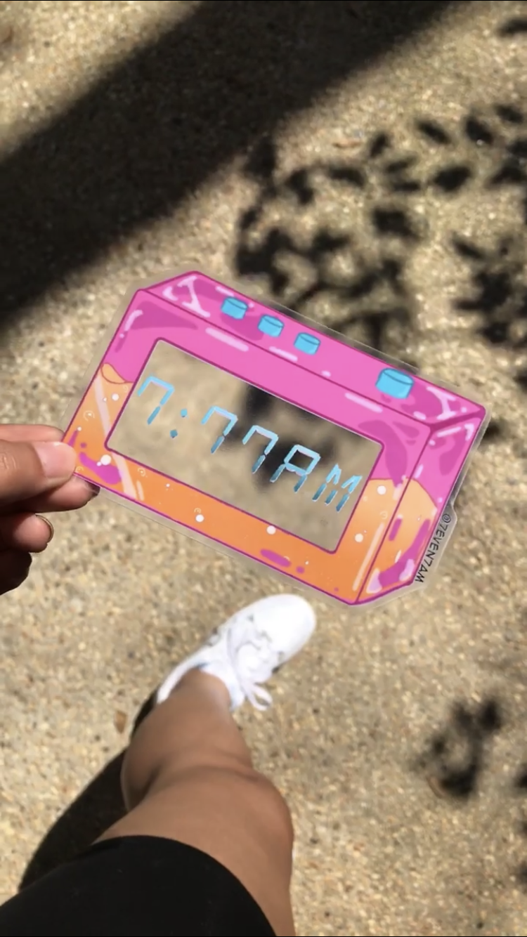 7:77AM Sticker