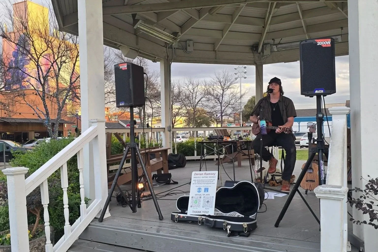 First show of 2026 was "Sounds on the Square" in downtown Carrollton, Tx