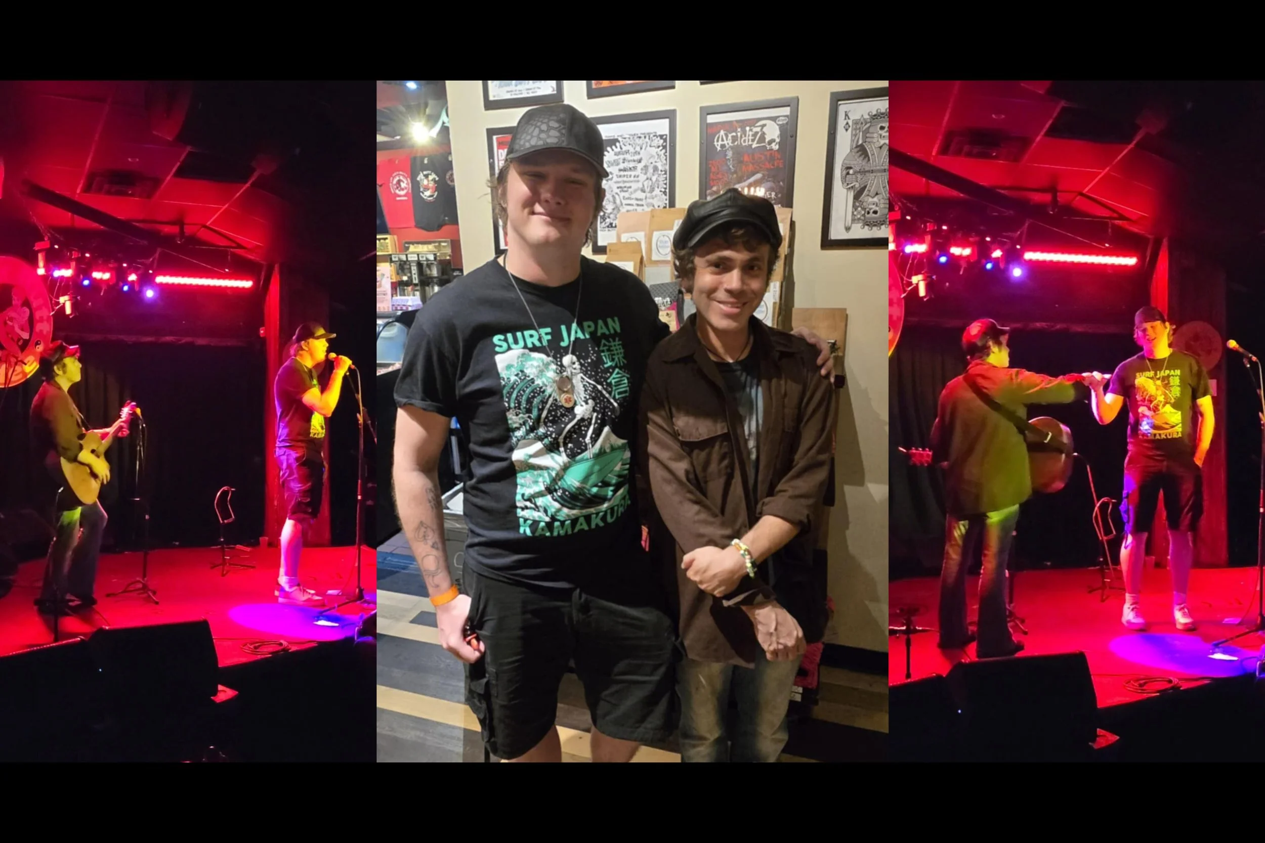 Performing with Matt Pless at Kick Butt Coffee in Austin, TX