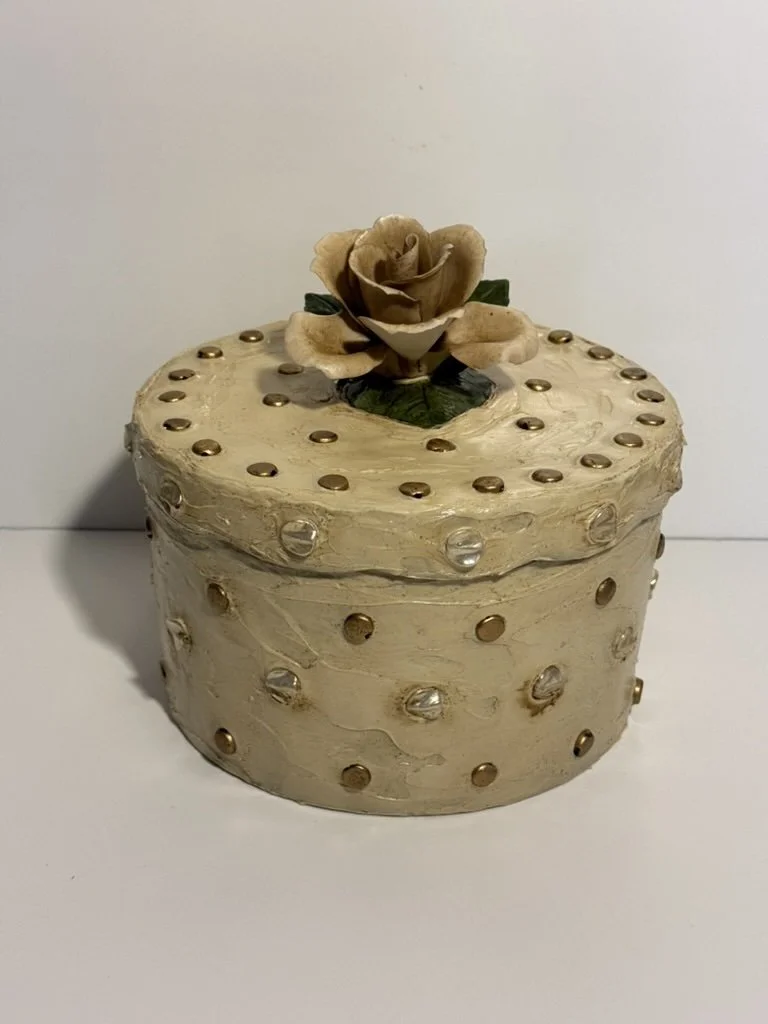 Antique Rose Cake Box
cake cover