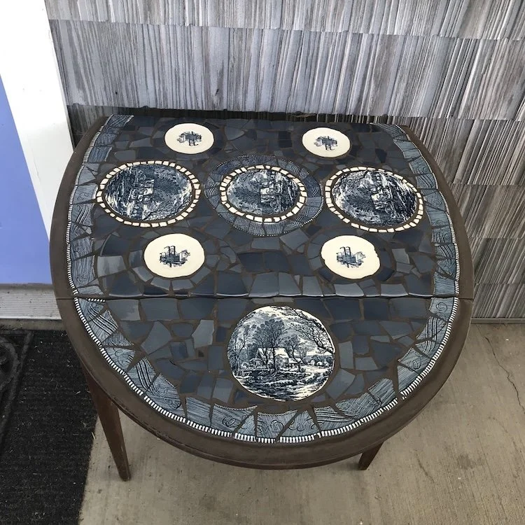 Blue Winter
mosaic table