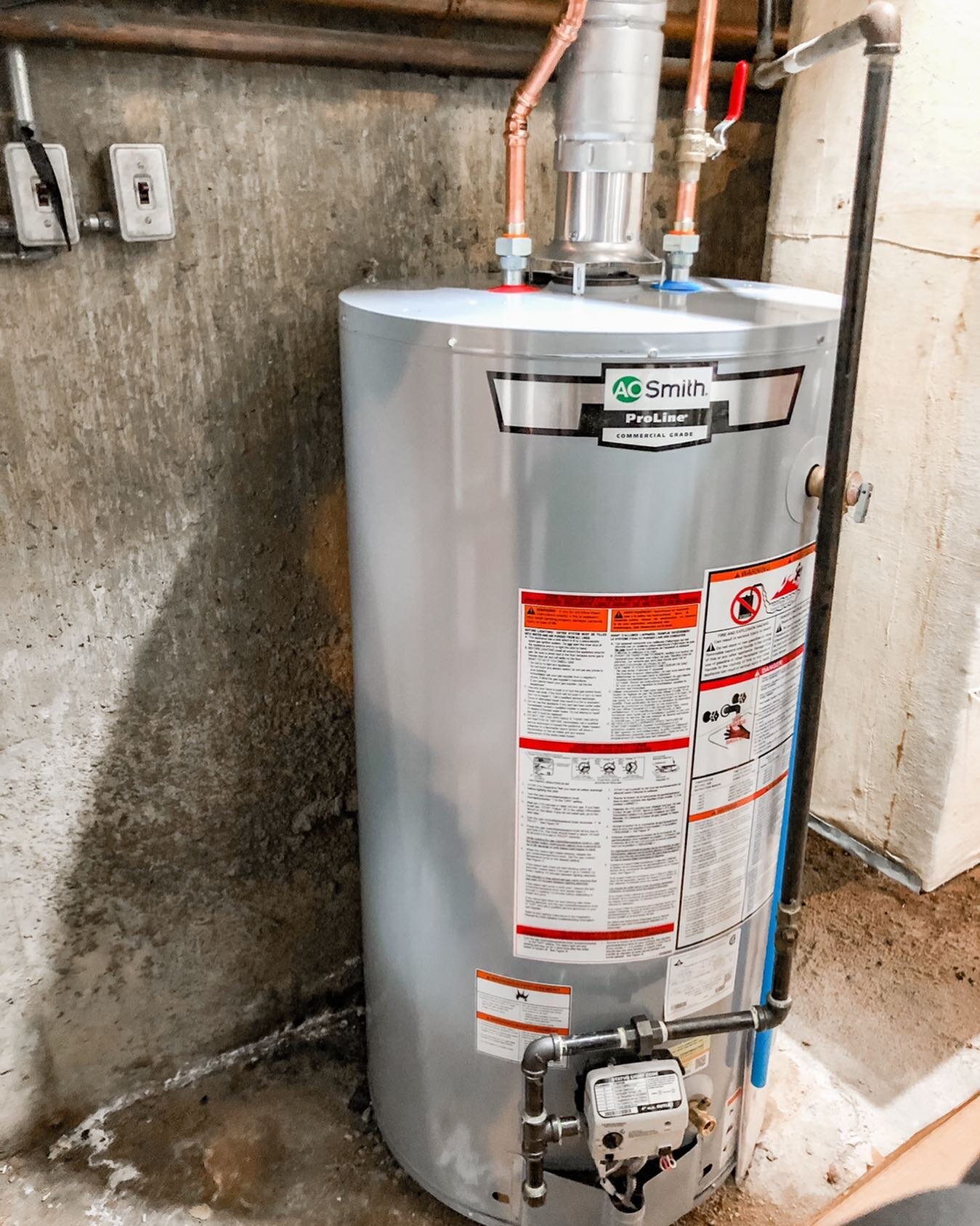 We completed a job for a community centre where we installed two 50 Gallon hot water tanks.

Our team offer a FREE in home consultation to help you select the right water heater for your needs. We look at your current water consumption, the location 