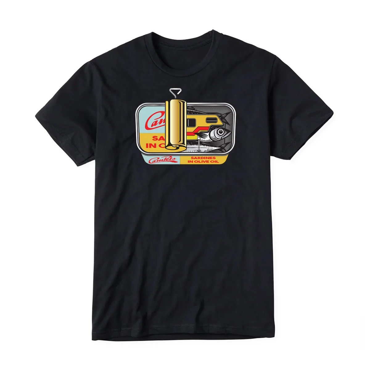 CamPets Sardines Shirt Black