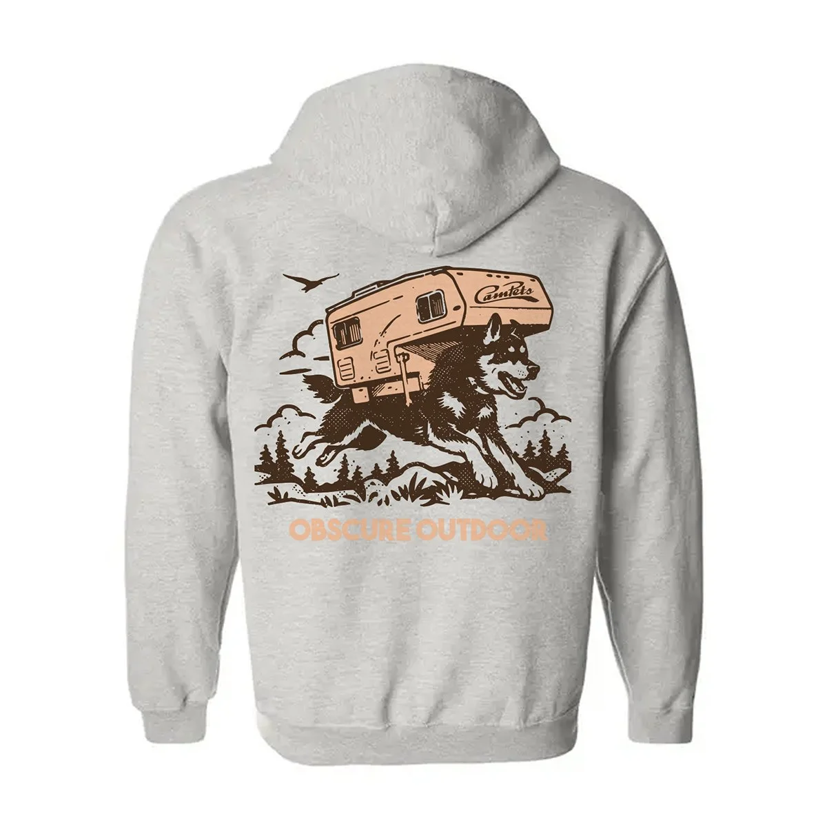 CamPet Obscure Zip Hoodie Ash