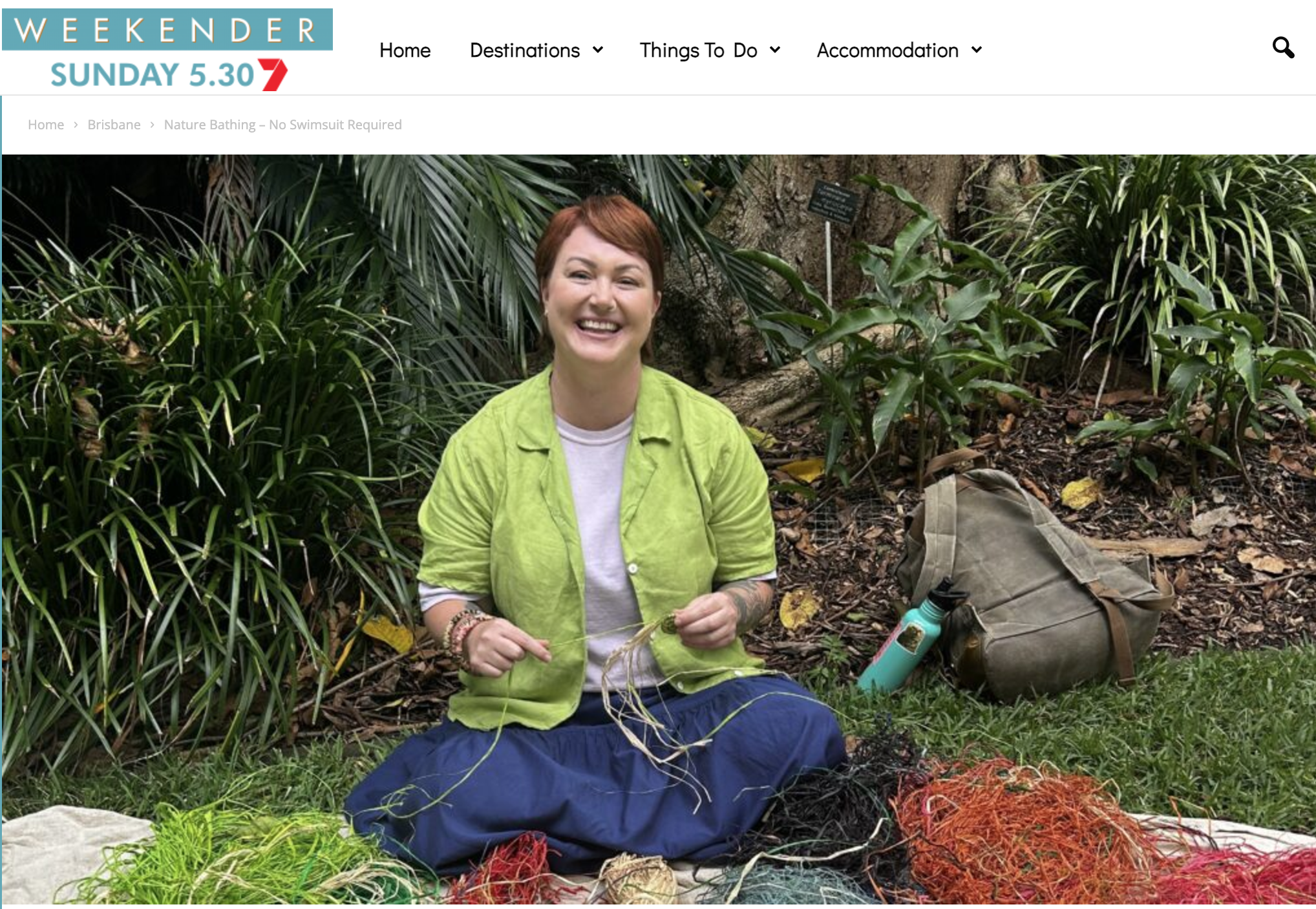 Watch my feature on Channel 7's WEEKENDER