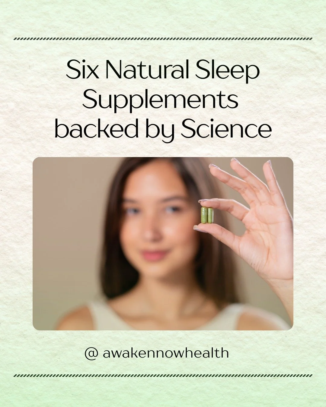 Sleep = your secret superpower. But sometimes, even with great habits, your brain won&rsquo;t shut down. That&rsquo;s where natural sleep supports can help. Here are a few backed by science:

Magnesium (glycinate or threonate)
- Helps relax muscles +