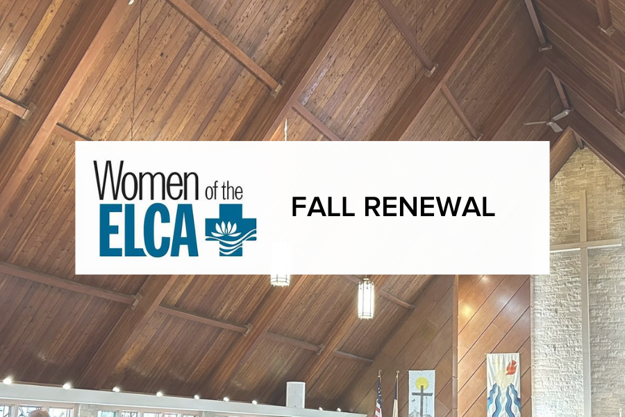 WELCA Fall Renewal Event