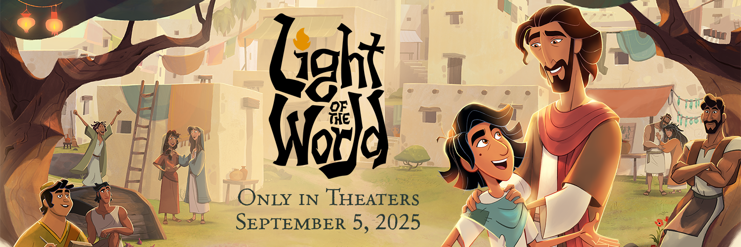 Light of the World Banner promoting that the film will only be shown in theaters September 5, 2025
