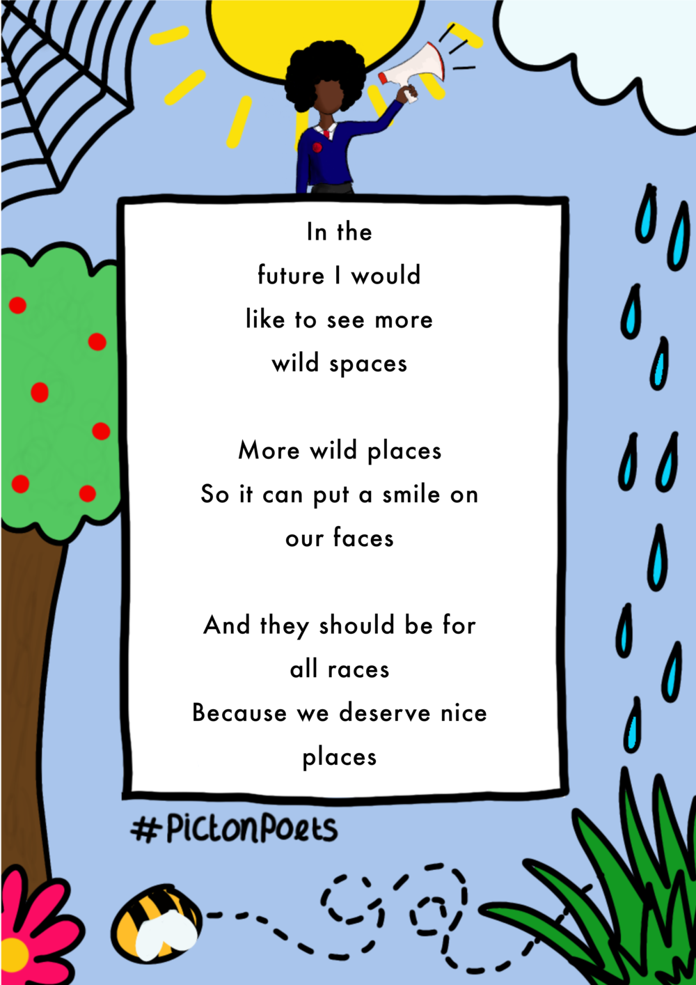 A contribution from a Pupil, aged 7 at Lawrence Road Primary School, Liverpool. Part of Picton Poets, our ongoing Climate Literacy project for young people and educators.