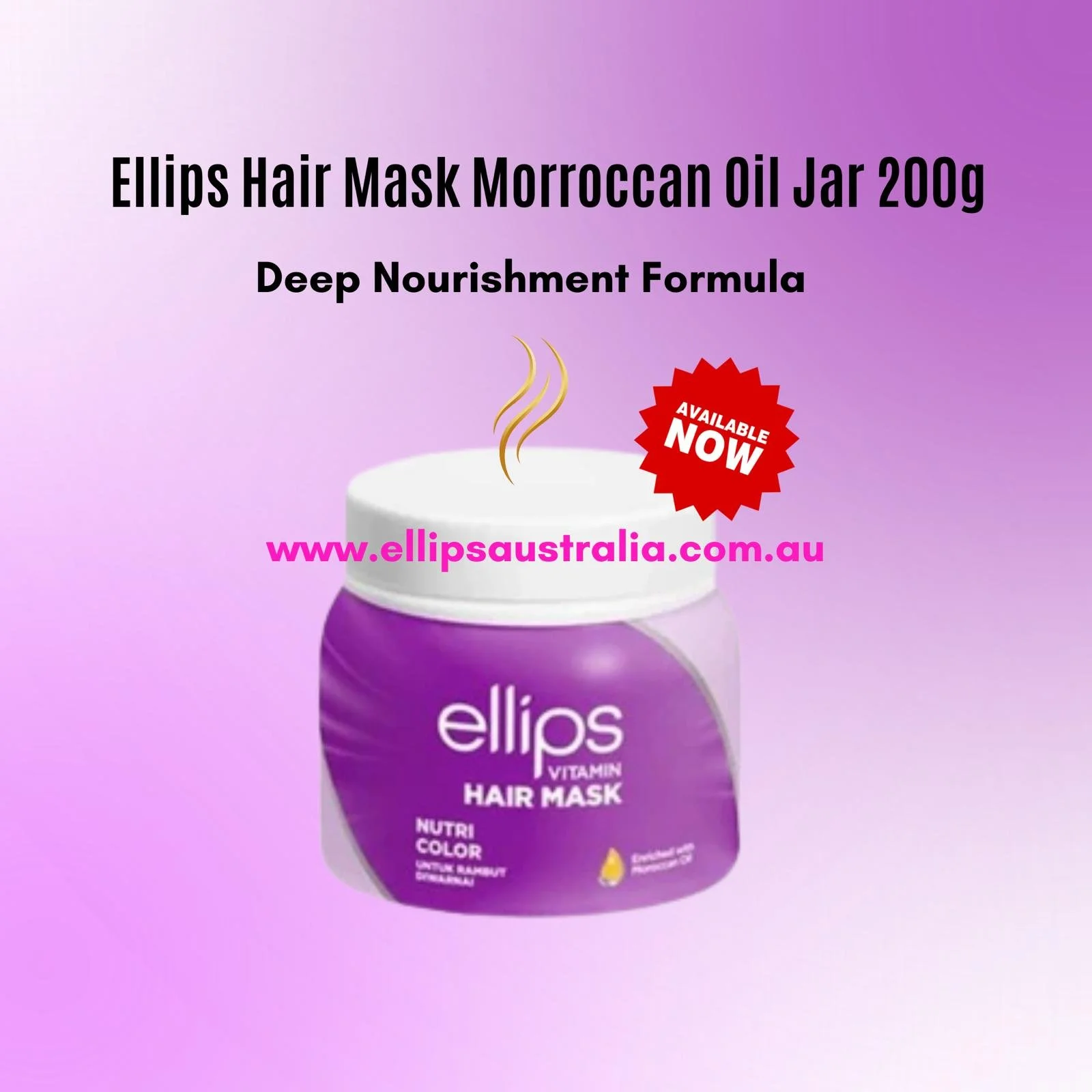 Ellips Vitamin Hair Mask (Nutri Color) 200g
