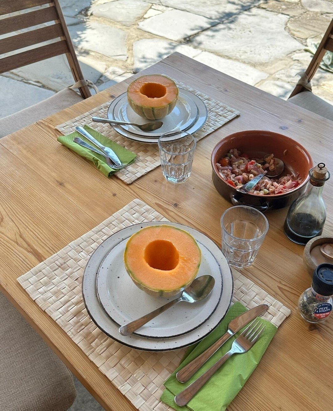 You can enjoy your summer lunches at Torre di Sopra by sitting directly at the large table under the loggia while overlooking the lemon trees in vases on the yard.⁠
⁠
Have you&rsquo;ve already spent some time at Torre di Sopra?⁠
Send us your best pic