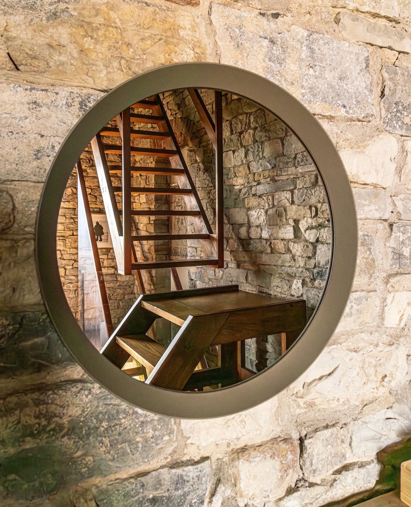 Look twice, what you see is only the beginning.⁠..⁠
⁠
In the Artist Suite, stairs, mirrors, and light come together to create a space that&rsquo;s as inviting as it is inspiring.⁠
⁠
Discover more and plan your stay on our website.⁠
⁠
⁠
⁠
#TorreDiSopr