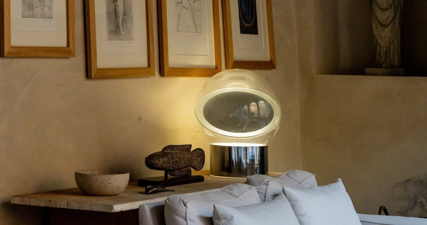 Some pieces don&rsquo;t ask for attention: they simply make the room feel right. ⁠
⁠
The 4043 Table Light in our living room casts a warm, easy glow, settling naturally among art, stone, and everyday moments of slow living.⁠
⁠
One of those quiet deta