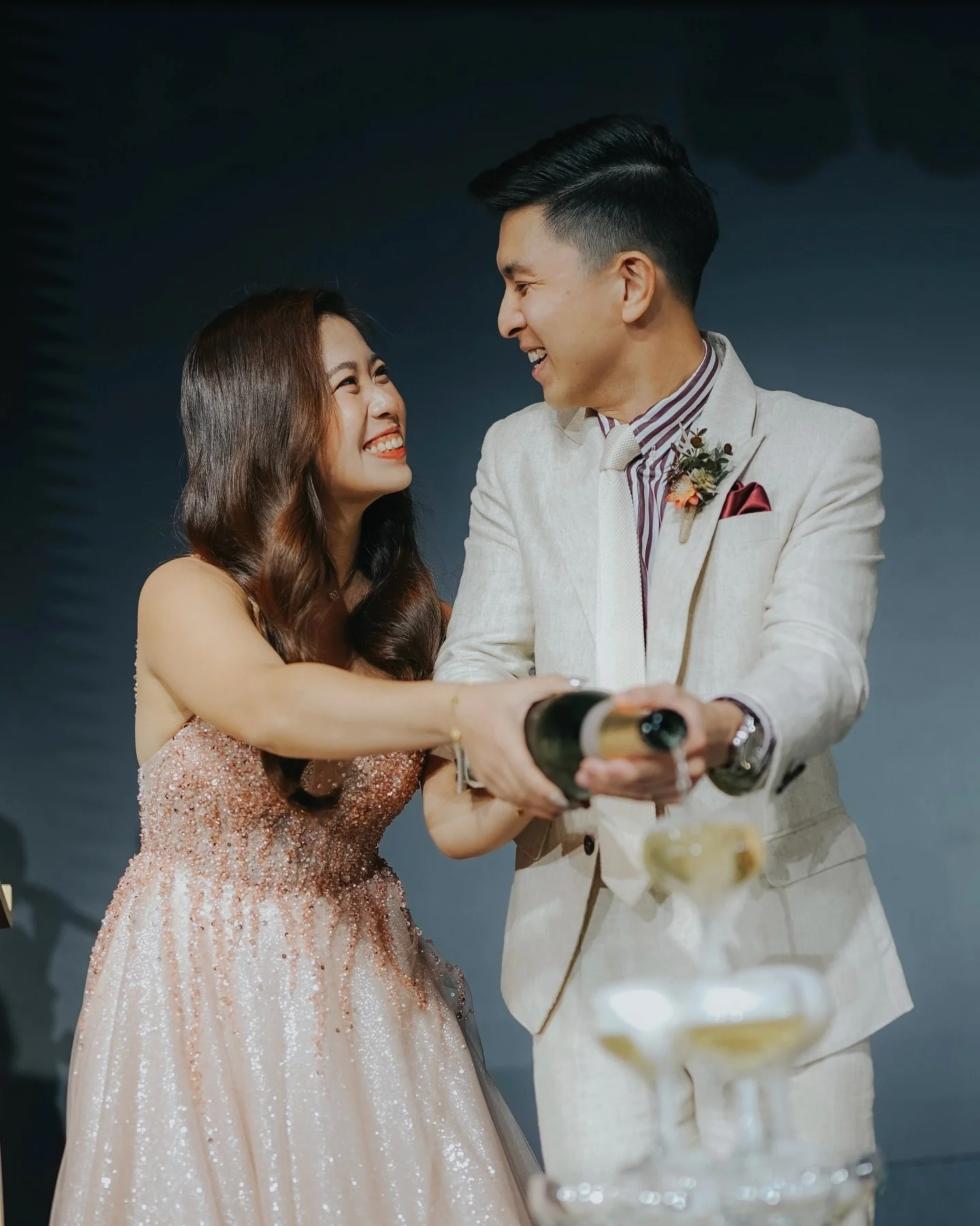 HMUA @anastasia_autelier
Where Warmth Meets Elegant Natural Beauty

A beautiful beginning to their journey together 🥂💍

&mdash;

[No. 1 in Singapore for Most 5-Star Bridal Makeup Reviews]

#hairstyling #cute #makeup #bridal #makeupartist bridalmake