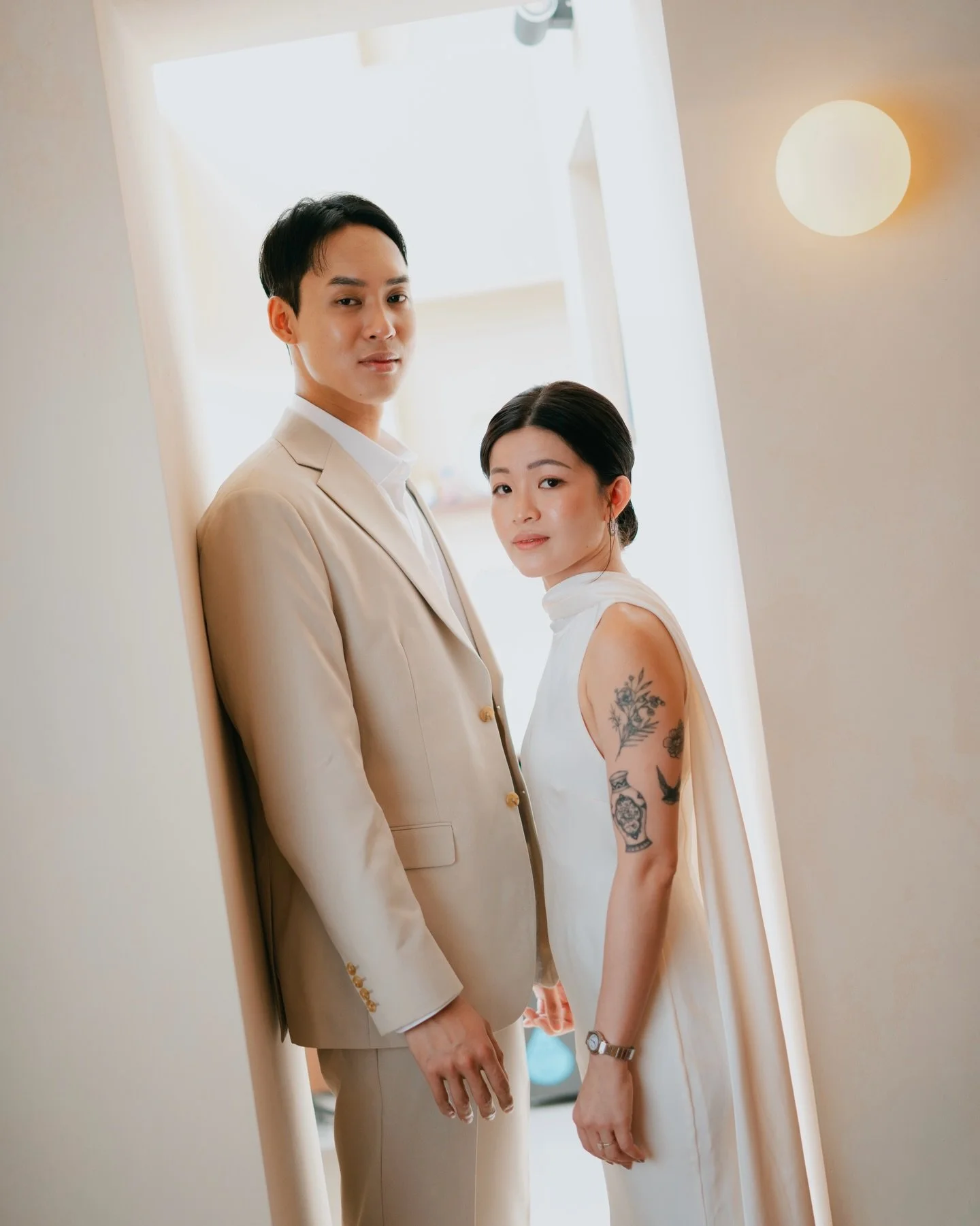 HMUA @anastasia_autelier
Where Warmth Meets Elegant Natural Beauty

A chill kind of love in their cosy space 🤍🏠

&mdash;
MAKEUP &amp; HAIR @anastasia_autelier @autelier_makeup
PHOTOGRAPHY @thecurious.kind
FLORALS @studio.wilt
&mdash;

[No. 1 in Sin