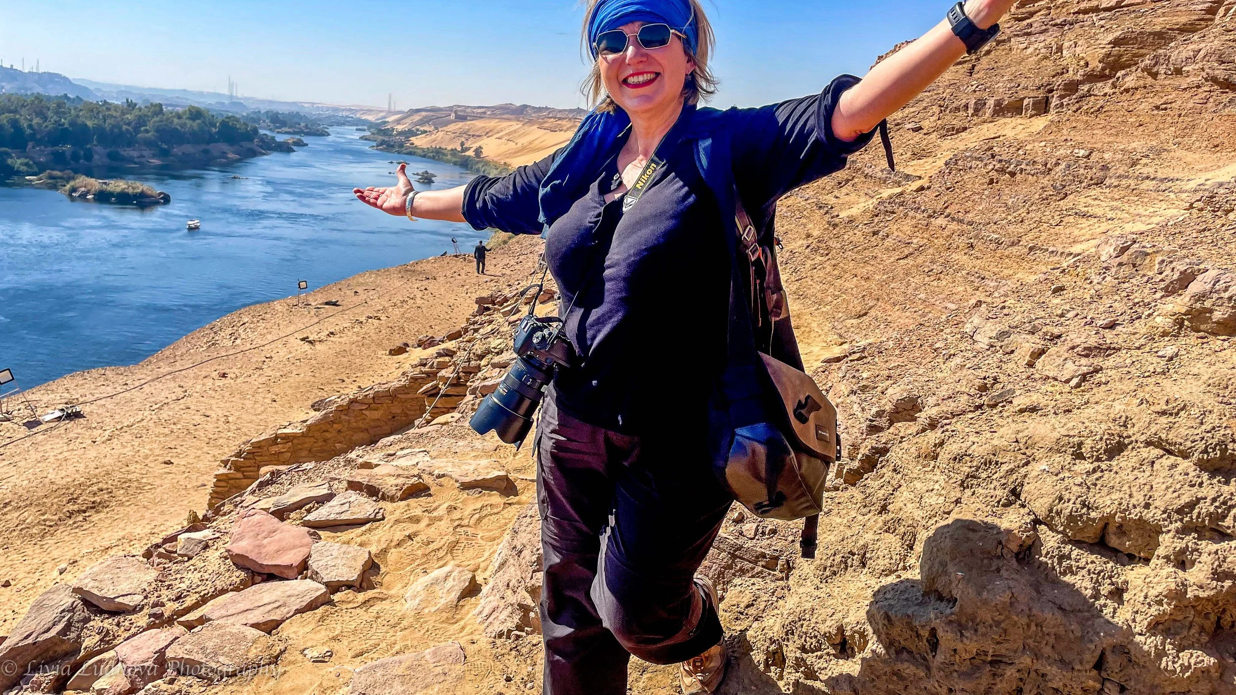 Posing above the Nile :-)